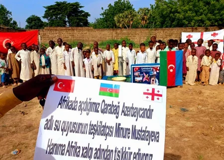 Kamerunda “Qarabağ Azərbaycandır!” adlı içməli su quyusu istifadəyə verilib