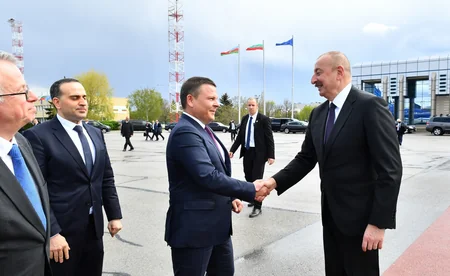 President Ilham Aliyev concludes his working visit to Bulgaria