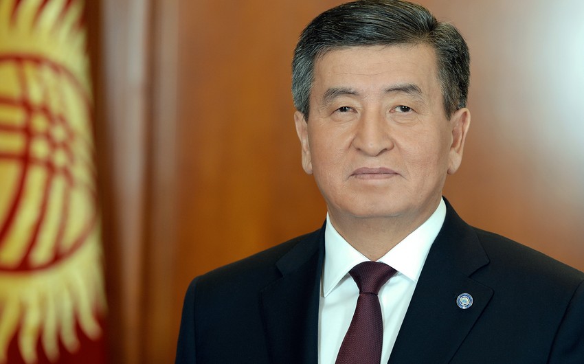 Qırğızıstan prezidenti İlham Əliyevi təbrik edib