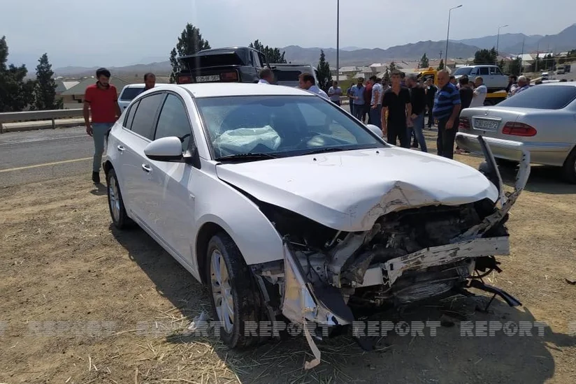 Gəncə-Daşkəsən yolunda zəncirvari qəza olub, xəsarət alanlar var 