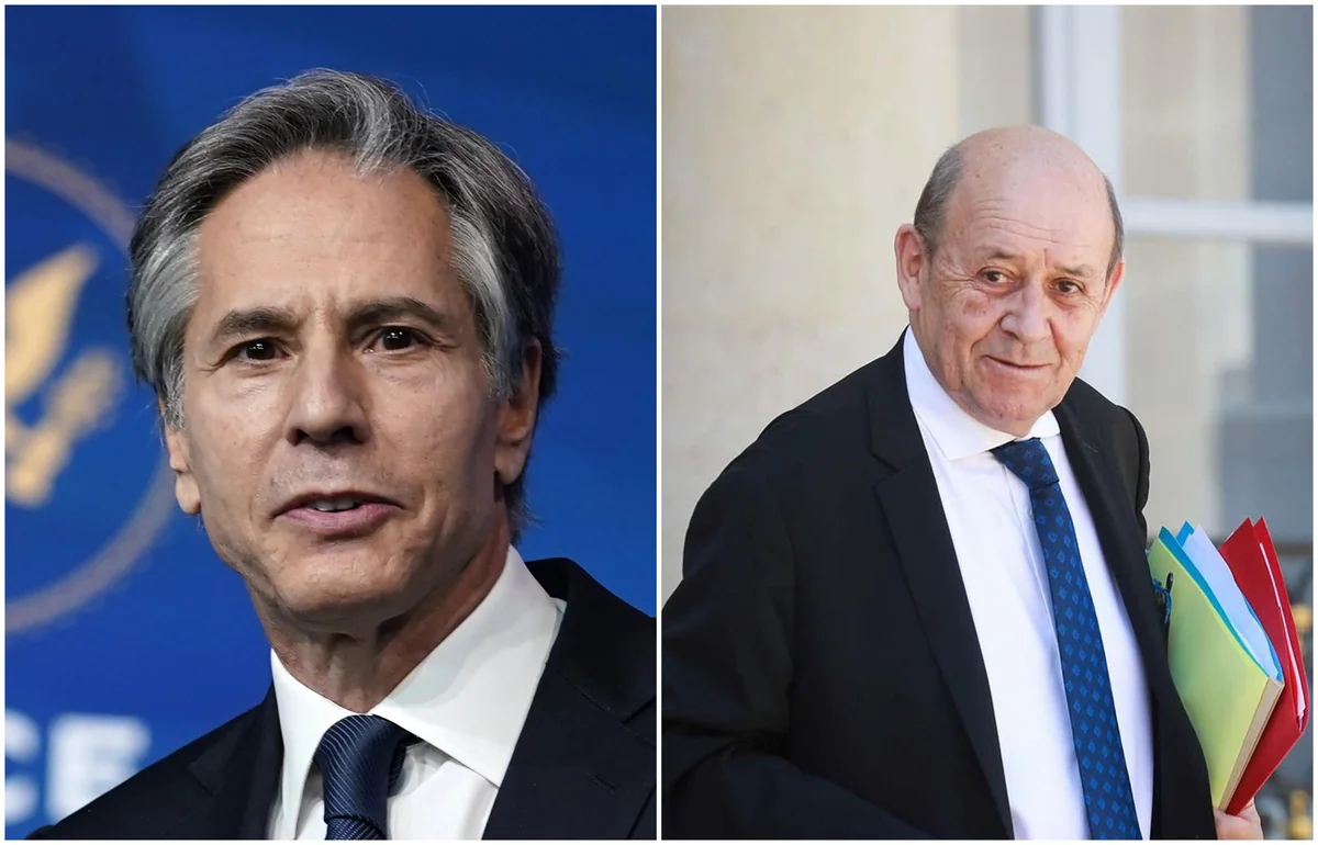US Secretary of State, French FM hold phone talk