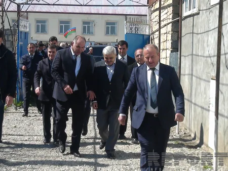 ​SOCAR prezidenti Oğuzda Böyük Söyüdlü kəndinə təbii qazın verilməsi mərasimində iştirak edib