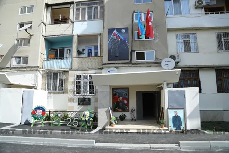 Şəhidlərin xatirəsinə həsr olunan xatirə kompleksinin açılış mərasimi keçirilib