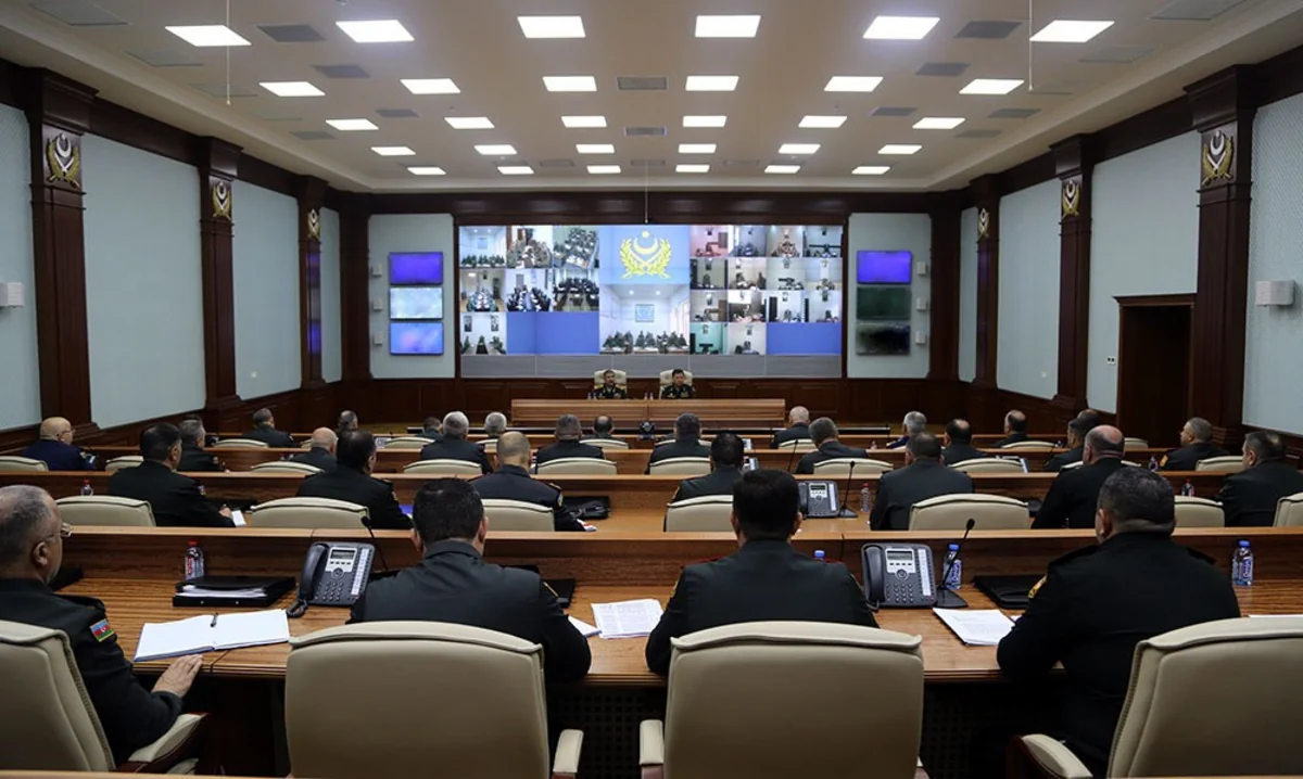 Defense Ministry holds meeting, Zakir Hasanov gives instructions on situation on frontline