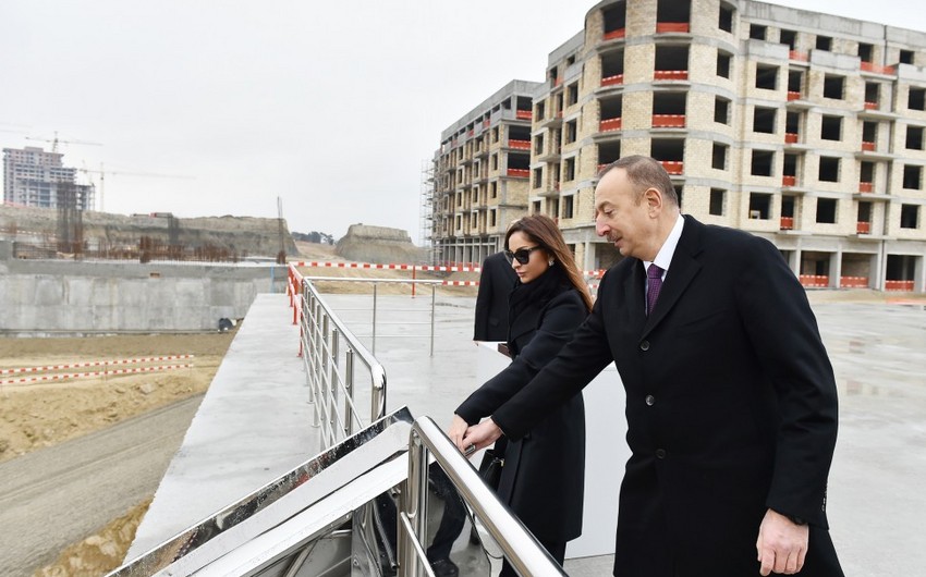 Prezident İlham Əliyev “Bakı Ağ Şəhər”də görülən işlərlə tanış olub - YENİLƏNİB