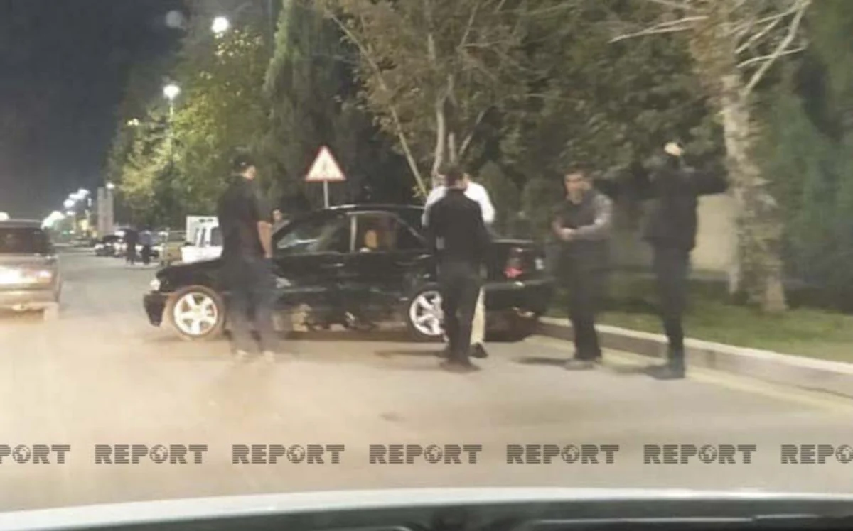 ДТП в Гяндже, есть пострадавшие