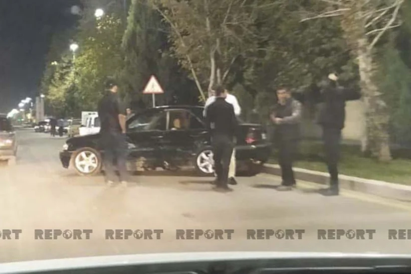 ДТП в Гяндже, есть пострадавшие