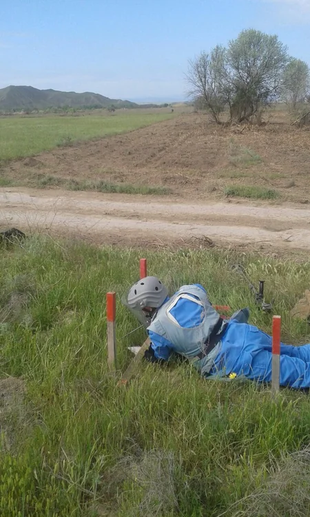 Cocuq Mərcanlıda top mərmisinin döyüş başlığı və piyada əleyhinə mina aşkarlanıb