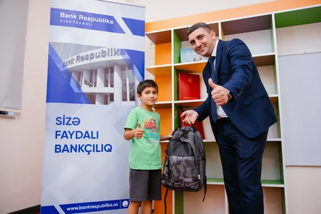 Bank Respublika Laçının Zabux kəndindəki məktəbliləri sevindirib