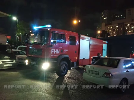 В Баку произошел пожар