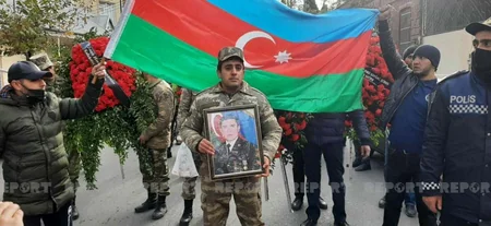 Şəhid Natiq Əliyev Gəncədə dəfn edilib