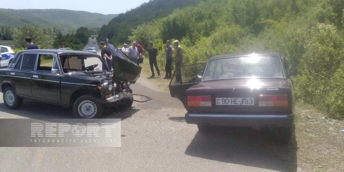 В Исмаиллы сотрудник полиции пострадал при ДТП