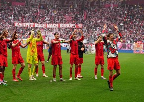 Bavariya 34-cü dəfə Bundesliqada çempion olub