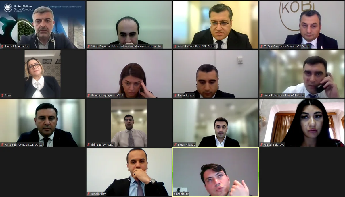 Azərbaycanlı sahibkarlar üçün BMT-nin Qlobal Sazişinə dair təqdimat keçirilib