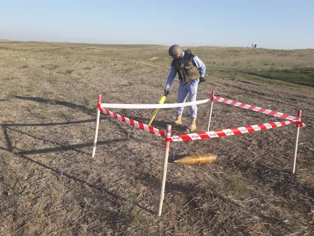 ANAMA 175 partlamamış hərbi sursat və 2 dron aşkarladı