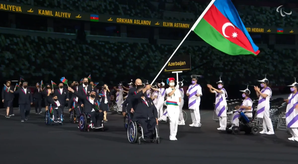 Tokio-2020: Azərbaycan paralimpiyaçıları paraddan keçib