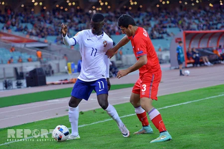 Avro-2016 (U-17): Azərbaycan-Portuqaliya matçı - FOTOREPORTAJ
