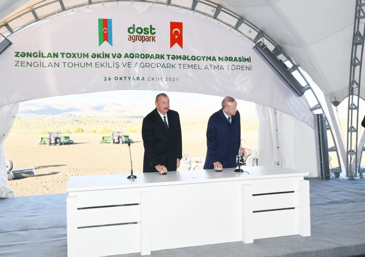 Dost Aqropark Azərbaycan və Türkiyənin qida təhlükəsizliyinə töhfə verəcək