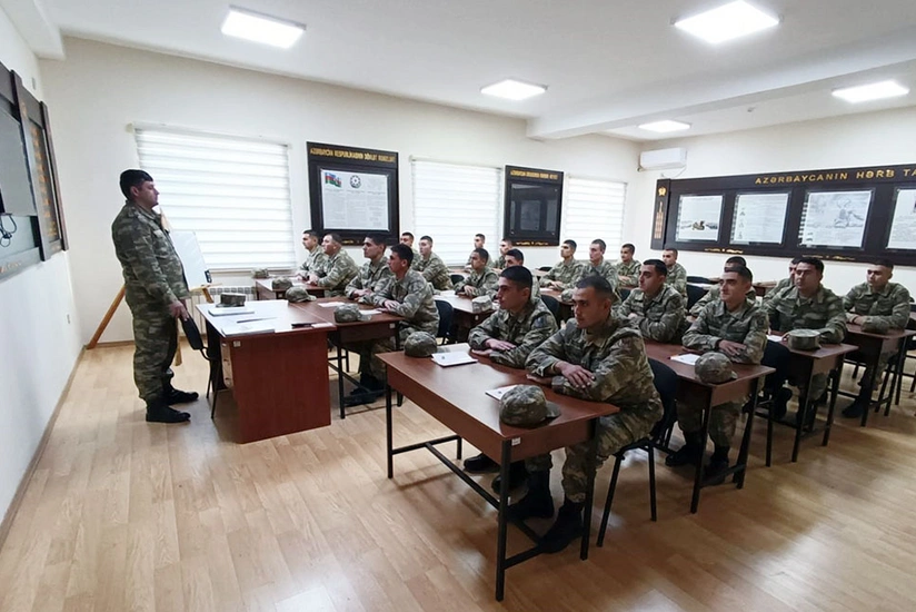 Socio-political training classes held in Azerbaijan's army
