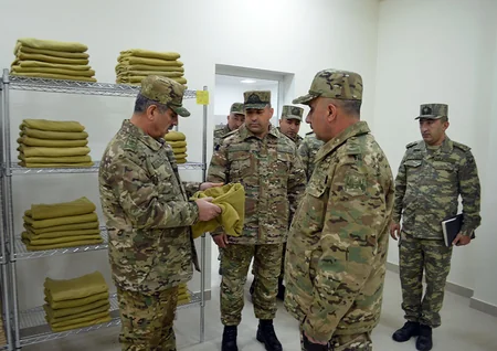 Zakir Hasanov attends opening of military unit after major overhaul
