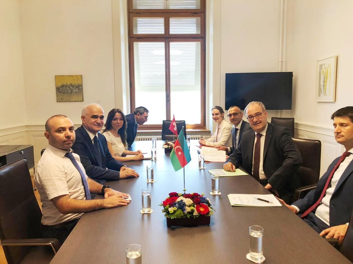 Minister calls priority spheres for Swiss investments in Azerbaijan