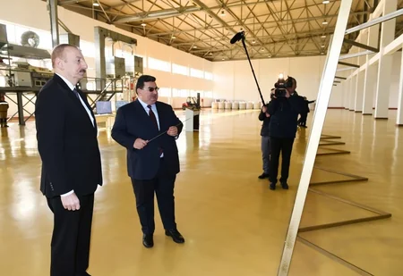 Prezident Ağstafa Aqrar Sənaye Kompleksinin açılışında iştirak edib - YENİLƏNİB