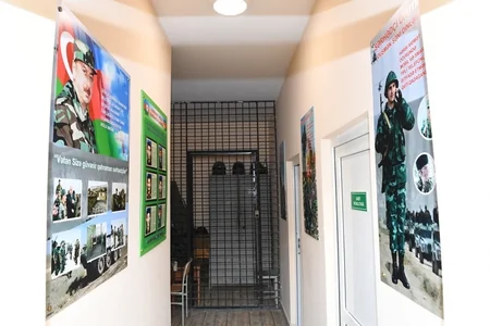 Elçin Quliyev Azərbaycan-Ermənistan dövlət sərhədində xidməti-döyüş fəaliyyətini yoxlayıb