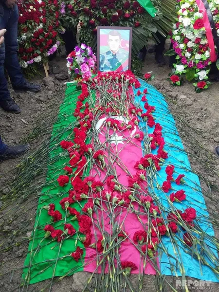 Azərbaycanın şəhid sərhədçisi dəfn edilib - FOTO - VİDEO - YENİLƏNİB