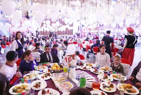 Heydar Aliyev Foundation arranges traditional New Year party for children