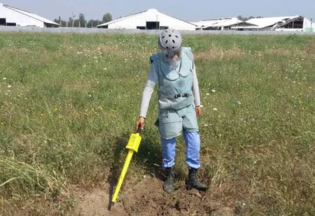 Ağdam və Tərtərdə partlamış hərbi sursatların qalıqları aşkarlanıb