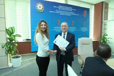 Sosial xidmət sahəsində təlim keçən iştirakçılara sertifikatlar təqdim edilib