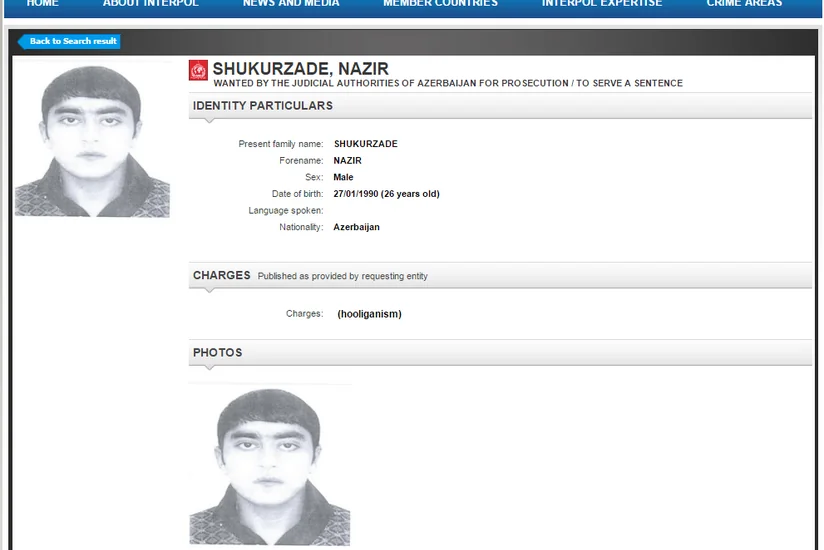 ​Azərbaycan dövləti daha bir şəxsi beynəlxalq axtarışa verib - FOTO
