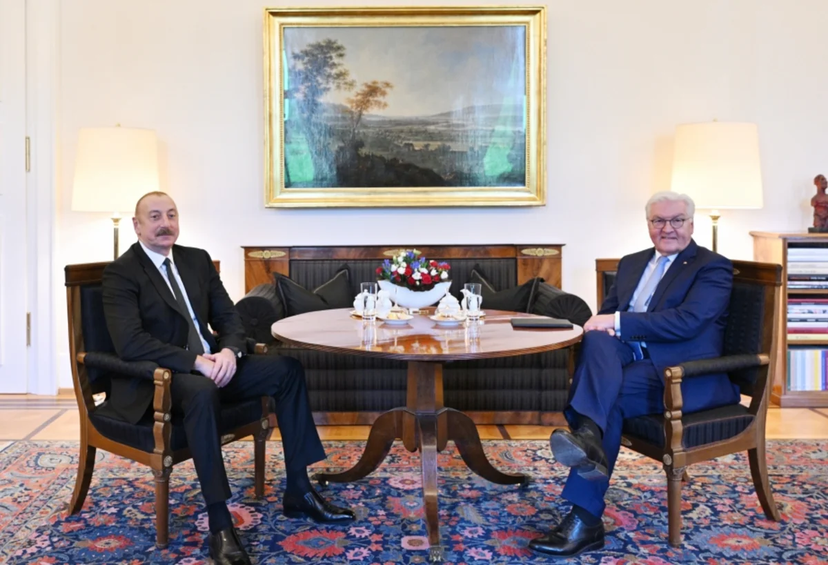One-on-one meeting between Azerbaijani and German presidents kicks off in Berlin