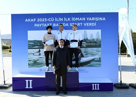 Kanoe və Avarçəkmə Federasiyası 2023-cü ilin ilk yarışını Bakıda keçirib