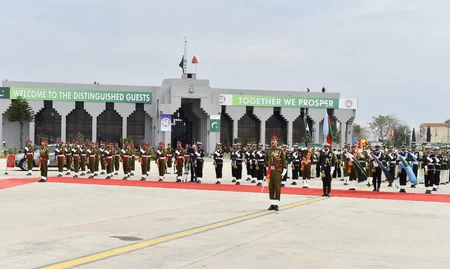 President Ilham Aliyev arrives in Pakistan for a visit