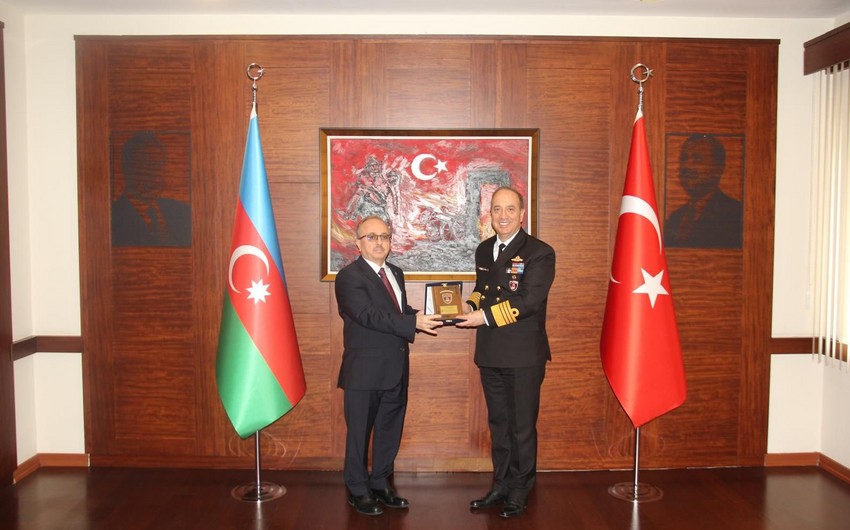 Azərbaycanda səfərdə olan Türkiyə HDQ-nin komandanı Birol Akgünlə görüşüb