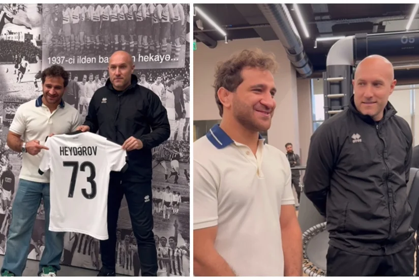 Hidayət Heydərov Neftçi futbol klubunun üzvləri ilə görüşüb