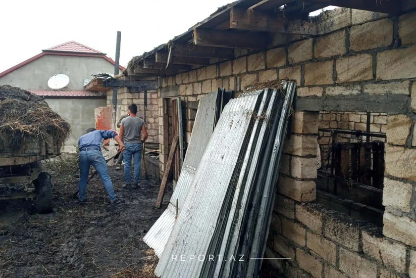 Qubanın kəndində ikinci yanğın başlayıb