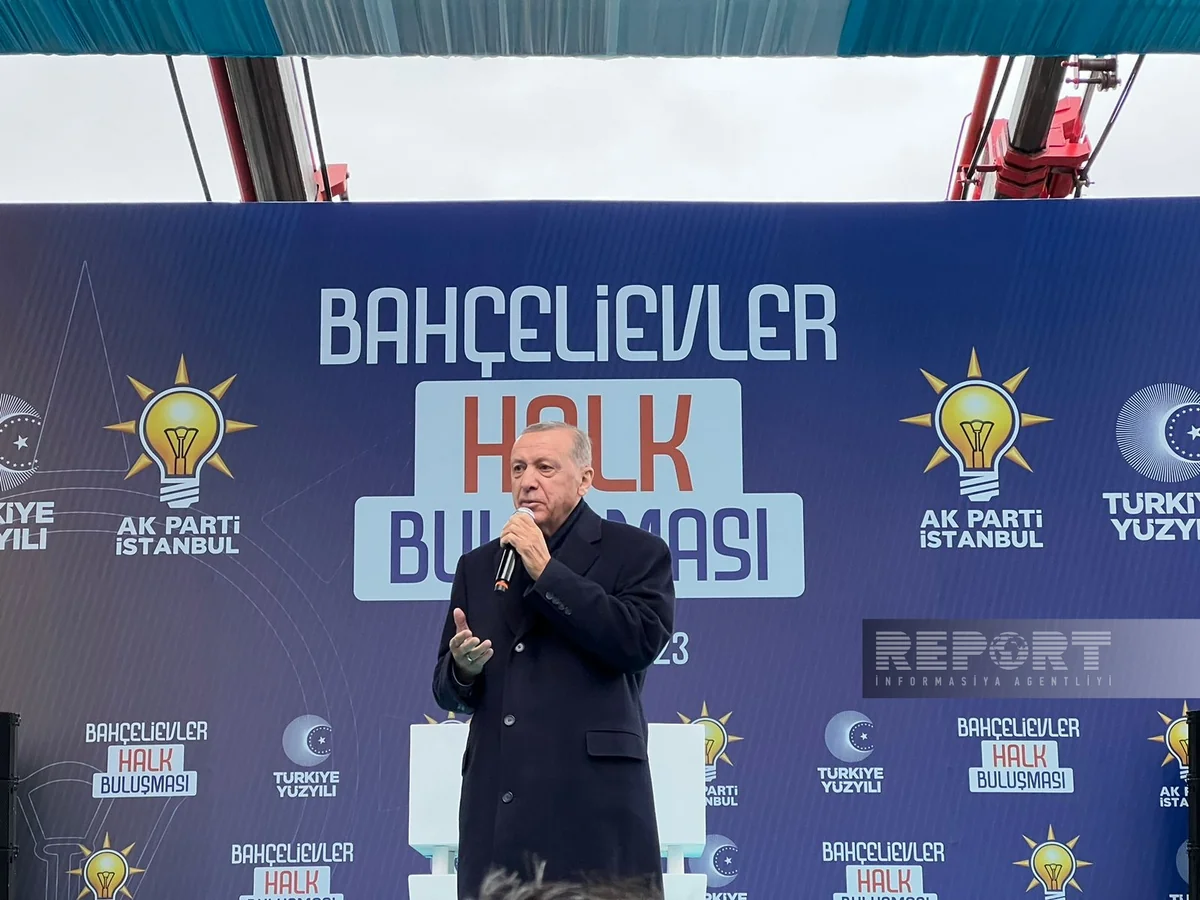 Ərdoğan: “Xalqımın terror təşkilatlarından mədət umanlara həddini bildirmək ən böyük haqqıdır”