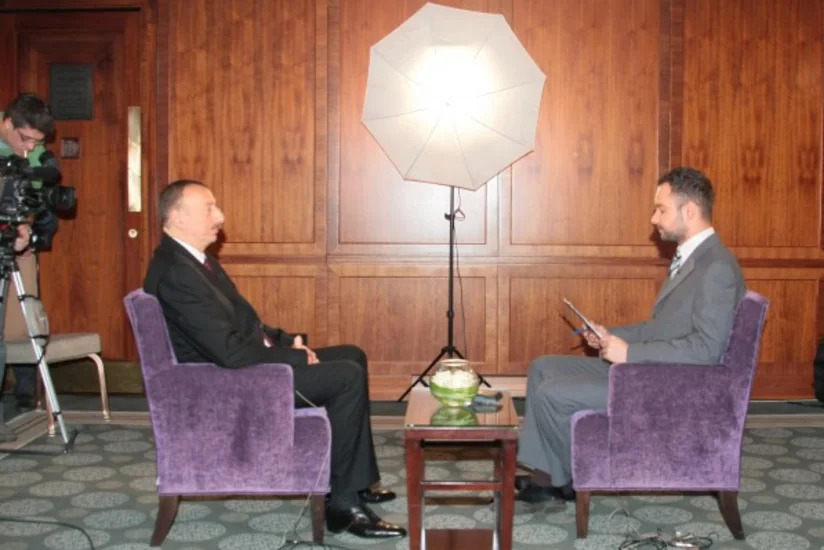 Prezident İlham Əliyev Macarıstan Milli Televiziyasına müsahibə verib