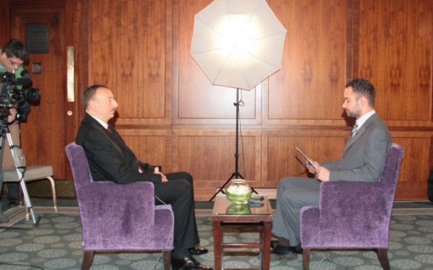 Prezident İlham Əliyev Macarıstan Milli Televiziyasına müsahibə verib