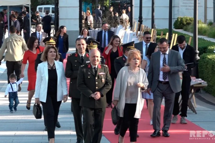 Ankarada Azərbaycan Xalq Cumhuriyyətinin və Silahlı Qüvvələrin yaradılmasının 100 illiyi münasibətilə mərasim təşkil olunub