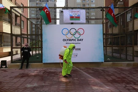 Rəsul Çunayev “Olimpiya günü”ndə rəqs etdi
