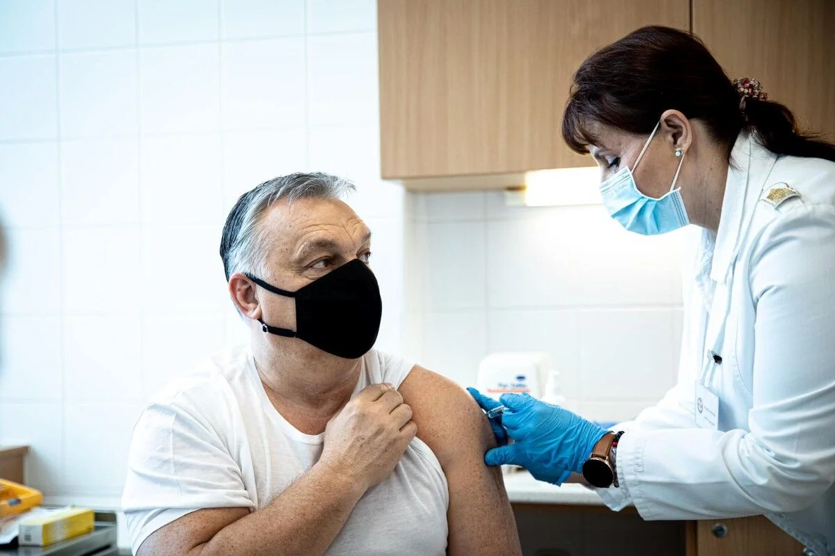 Hungarian PM gets vaccinated against coronavirus