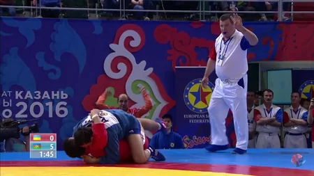 Azərbaycan samboçusu erməni rəqibini yenərək ikiqat Avropa çempionu olub