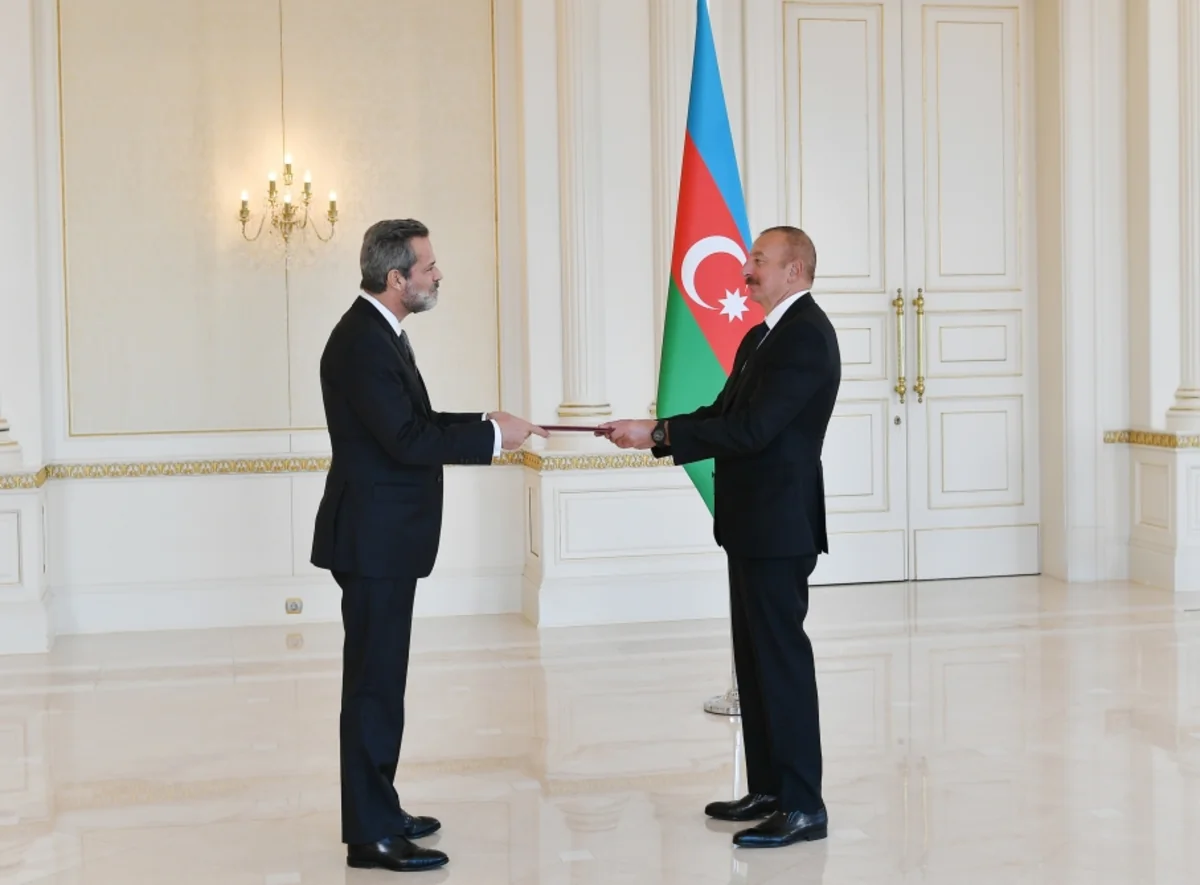 Ilham Aliyev receives credentials of incoming Portuguese ambassador