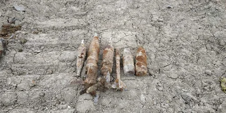 Sumqayıtda 6 top mərmisi tapılıb