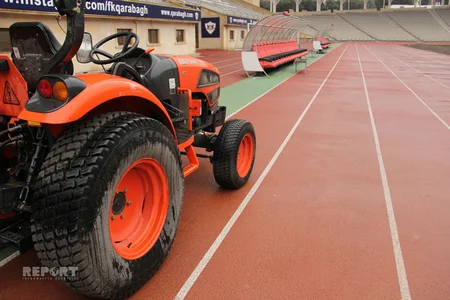 Tofiq Bəhramov adına Respublika Stadionu üçün 15 min kubmetr torpaq gətirilib - FOTO