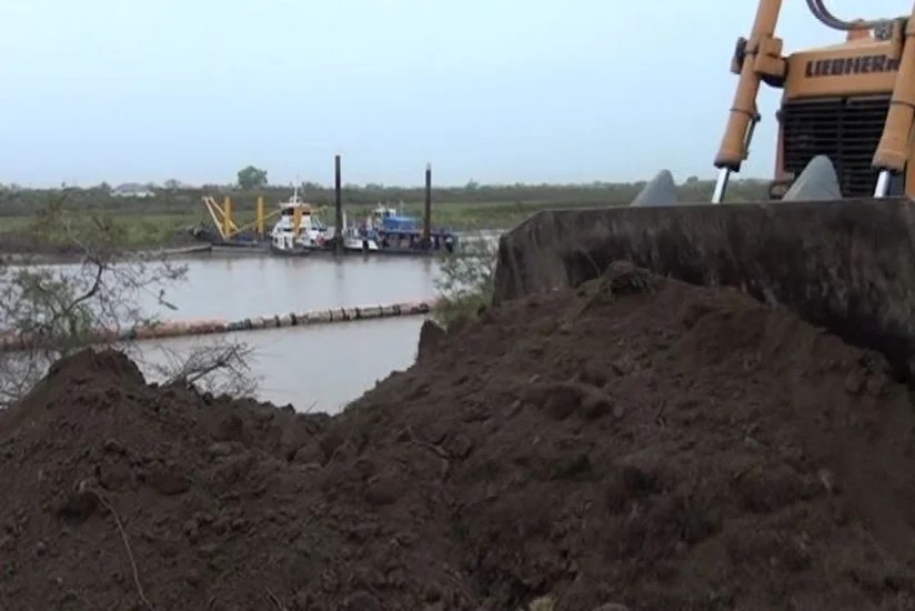 Salyanda təhlükəli bəndlərin bərpasına başlanılıb