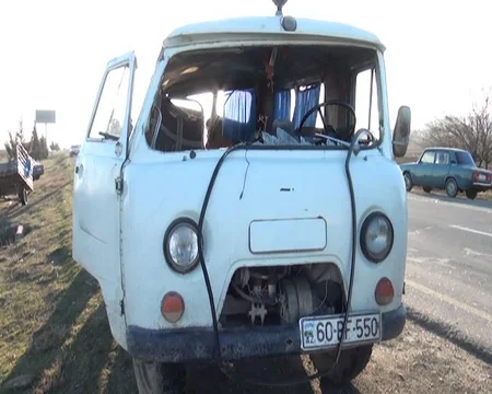 Bakı-Qazax avtomagistralında zəncirvari yol qəzası baş verib